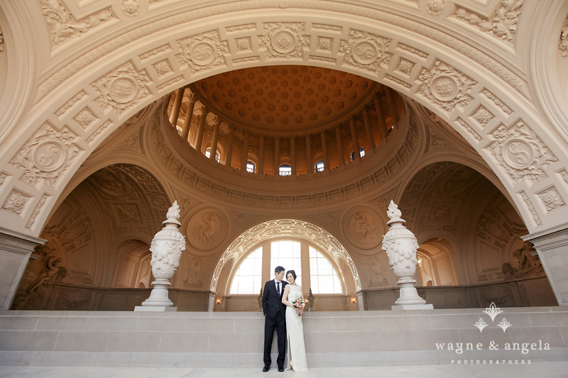 san francisco city hall elopement photos